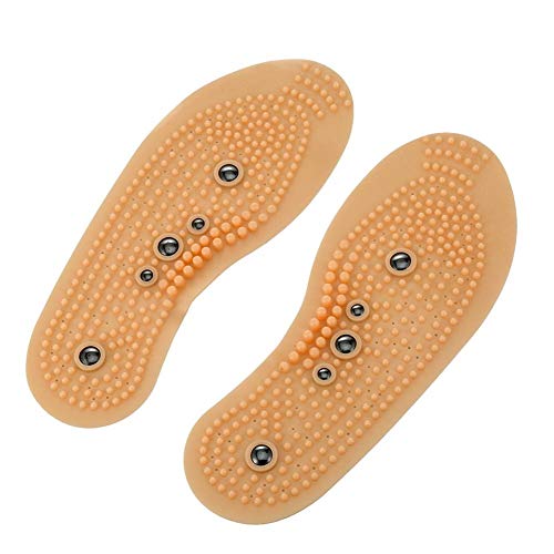 Uxsiya Plantillas de Masaje Almohadillas para el Cuidado de los pies Plantillas para pies Que absorben el Sudor Fascitis Plantar para aliviar el Dolor Almohadillas cómodas(41-45 Yards)