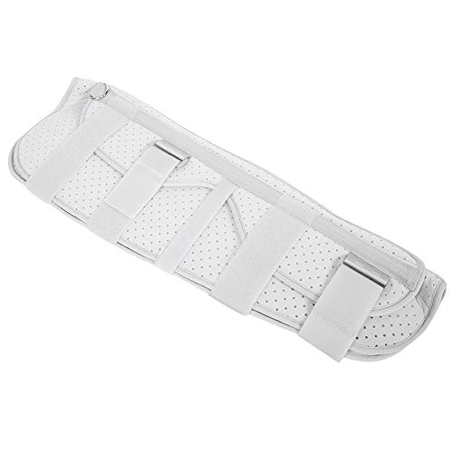 Uxsiya Soporte Fijo para Rodilla Práctico Protector Ligero Férula para fracturas Ajustable para Mujeres y Hombres(Gray, L)