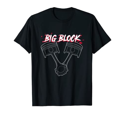 V8 Cilindrada Big Block en lugar de pistón eléctrico Pleuel Camiseta