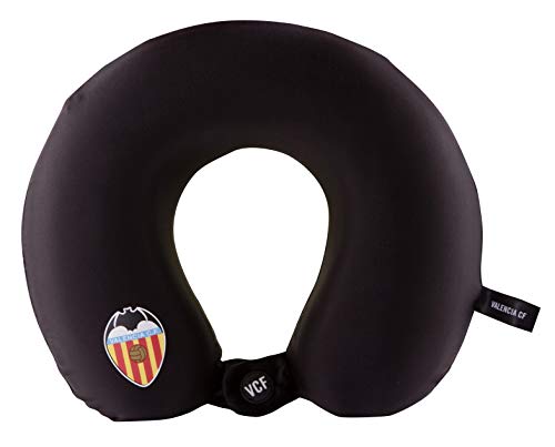 Valencia Club de Fútbol - Pack de Viaje Maleta y Accesorios - Producto Oficial del Equipo Temporada 19/20. Incluye Almohada Cervical, Organizador de Equipaje, Neceser, Antifaz y Etiqueta de Equipaje.