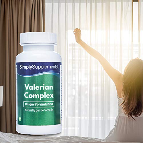 Valeriana Complex - ¡Bote para 2 meses! - Apto para veganos - 120 comprimidos - SimplySupplements