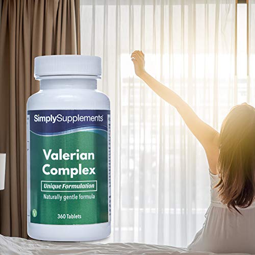 Valeriana Complex - ¡Bote para 6 meses! - Apto para veganos - 360 Comprimidos - SimplySupplements