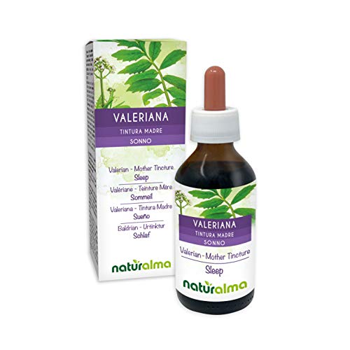 Valeriana (Valeriana officinalis) raíces Tintura Madre sin alcohol Naturalma | Extracto líquido gotas 100 ml | Complemento alimenticio | Vegano