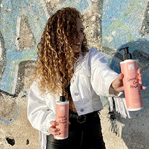 Válquer Profesional Mascarilla Especial Rizos, Método Curly Girl, para Cabellos Rizados, Sin Sulfatos, Sin Sal, Vegano Cabello Rizado, Rizos Perfectos, Hasta 96% Origen Natural, 1000 Mililitros