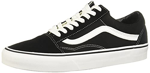 Vans Old Skool, Zapatillas Unisex Adulto, Negro (Black/White), 43