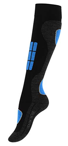 VCA 2 pares Calcetines para deportes de invierno con acolchado especial para mujer