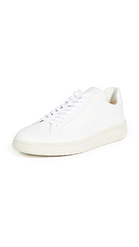 Veja Zapatillas de cuero V-12 para hombre, blanco (blanco (Extra White)), 45 EU