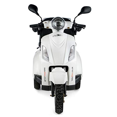 VELECO ZT15 Scooter Eléctrico de 3 Ruedas Mayores Minusvalido 900W BLANCO