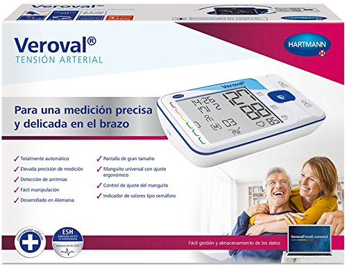 VEROVAL TENSIÓMETRO Brazo, Negro, Estándar