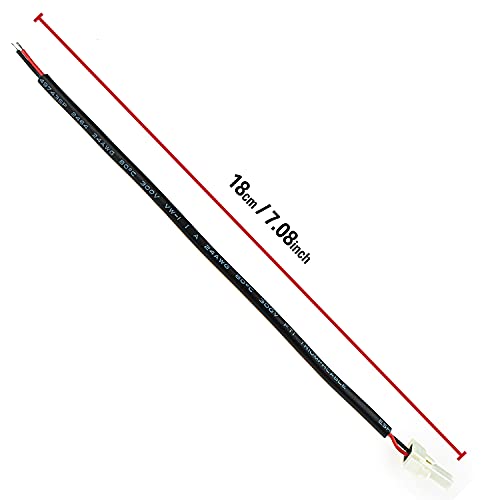 Vestigia® - Cable de luz Trasera de batería para Xiaomi M365 Essential 1S Pro Pro2 Scooter eléctrico - Cable de Repuesto Conector LED - Piezas de Repuesto para E-Scooter