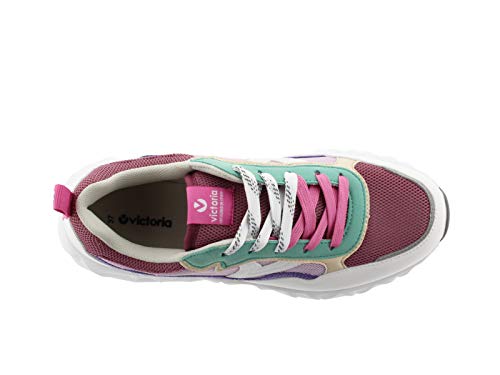 victoria Plataforma VICTORIA Arista Rejilla Multicolor 1148107-WOMEN para Mujer Rosa 40