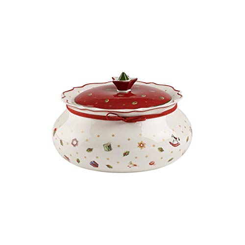 Villeroy & Boch Toy´s Delight Tarro de Galletas de 2376 ml, Porcelana, Blanco/Multicolor, Medio