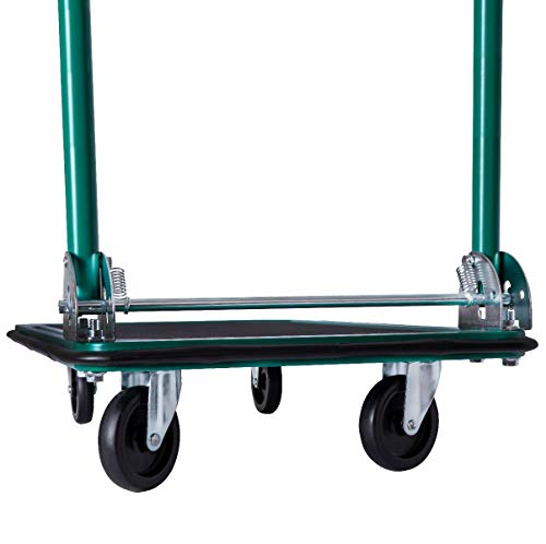 VONROC Carretilla de plataforma/carro de transporte - Plegable - Capacidad de carga máx. 150kg