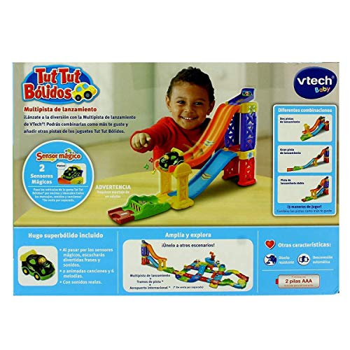 VTech-80-164722 Multipista de Lanzamiento, 30.5 x 21.6 x 11.7 (3480-164722)