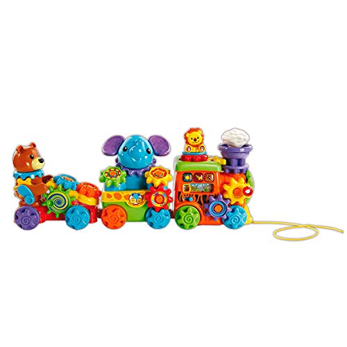 VTech-Diver Ruedas Tren de Animales Interactivo para Jugar con Sus En, Multicolor (80-198922)