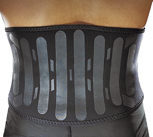 Vulkan Tensión Dinámica Faja Lumbar Ligera, Unisex_Adulto, Negro, S