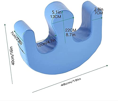 WANGXIAOYUE Girar sobre el Dispositivo de enfermería de Almohada del Dispositivo de parálisis de la parálisis de la Almohada en Forma de U para prevenir Las úlceras por presión Almohada de Pierna