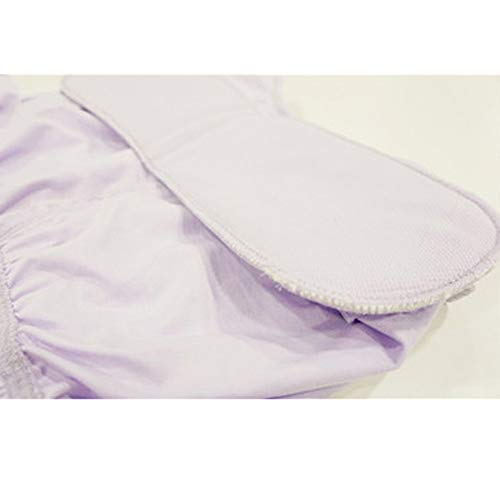 WANJIA Incontinencia Pañales de Tela Cubiertas Pantalones Reutilizables Pañal Ropa Interior Ropa de Cama para Mujeres, Personas Mayores, Pacientes,Rosado,L