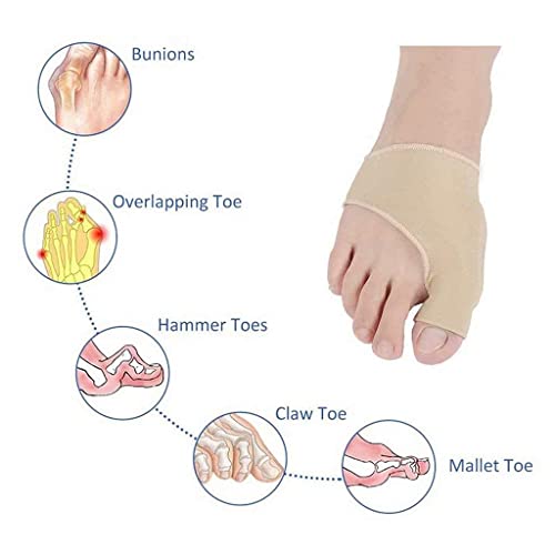 WENQJ Corrección de valgo, Corrector de juanete de Pulgar, Separador de Dedos, Herramientas de pedicura ortopédica para piernas, férula para el Cuidado de los pies Every Family