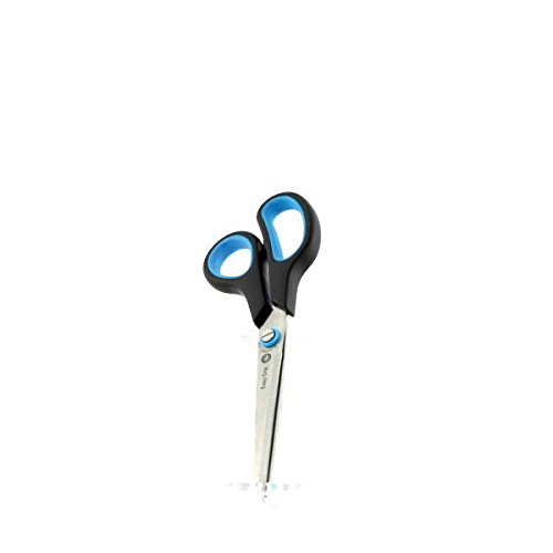 Westcott Easy Grip Lefty - Tijeras de acero inoxidable para zurdos, 21 cm, color azul/negro