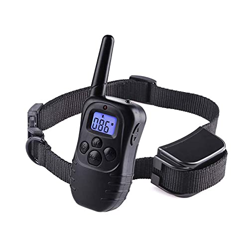 Wodondog Collar de Adiestramiento para Perros Recargable y Resistente al Agua con Vibración y Sonido, Rango Remoto de 300 Metros