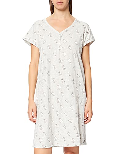 Women' Secret Camisón SHORT SLEEVES SHORT NIGHTDRESS CATEGORIA CAMISON 3632423 GRIS CLARO/PLATA ,S para Mujer