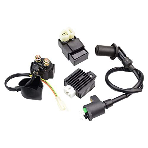 WOOSTAR Bobinas de Encendido CDI Solenoid Reemplazo para GY6 50cc 125cc 150cc ATV Scooter Ciclomotor