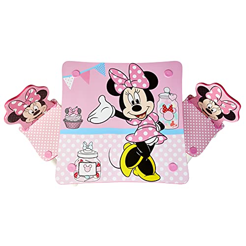 Worlds Apart Disney Conjunto de Mesa y Dos sillas, Madera, Rosa, One Size