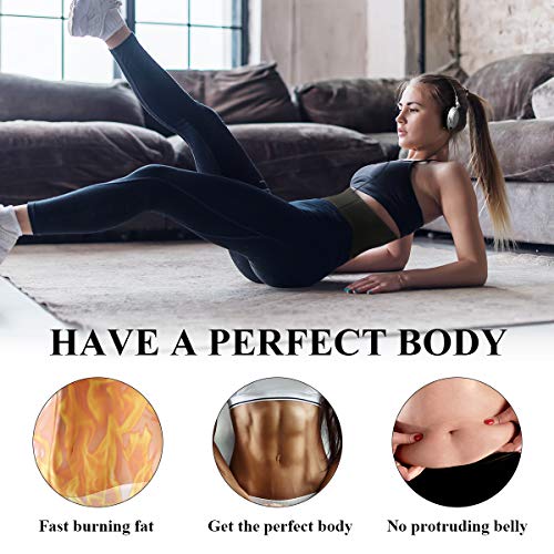 WOSTOO Faja Reductora Hombre Mujer, Fajas Lumbar Adelgazar Ajustable Neopreno con Bolsa Teléfono, Cinturón Abdominal para Entrenamiento Fitness en Casa Gimnasio