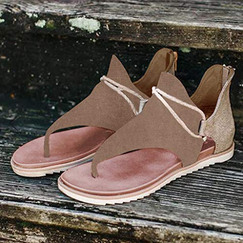 Writtian Zapatos Casuales para Mujer, Sandalias de Gladiador Romanas con borlas para Mujer, 2021, Botas Sexis de Verano con Punta de Clip, Calzado cómodo para Mujer Nuevo