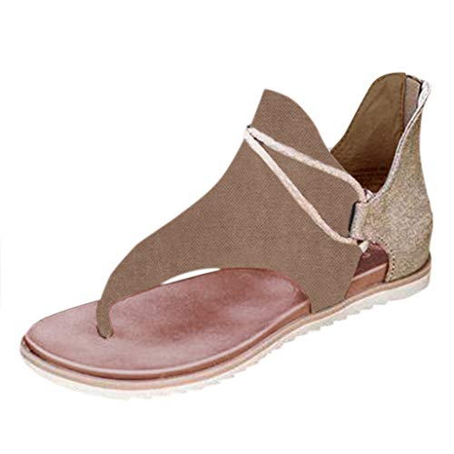 Writtian Zapatos Casuales para Mujer, Sandalias de Gladiador Romanas con borlas para Mujer, 2021, Botas Sexis de Verano con Punta de Clip, Calzado cómodo para Mujer Nuevo