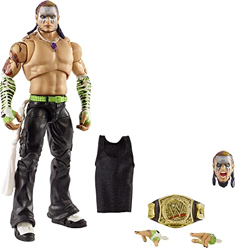 WWE Jeff Hardy, muñeco articulado de juguete (Mattel HCH14)