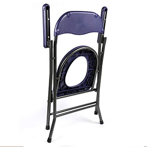 WXZX Asiento del Inodoro Plegable Refuerzos para el hogar Ancianos Maternidad en Cuclillas Silla portátil para Inodoro Antideslizante