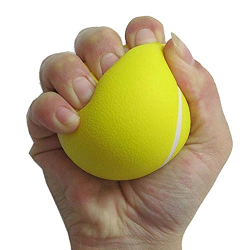 Xiaoqingmiao Pelota de ejercicio de mano con bolas de gel para terapia de ejercicios, para la artritis de mano, dedo o muñeca - alivia el dolor y la tensión de escribir, túnel carpiano, tendinitis.