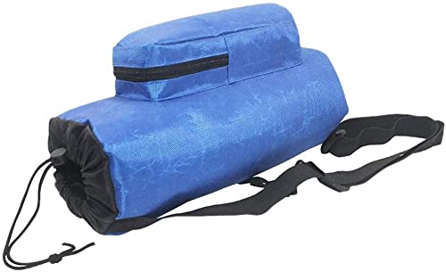 XINYUDAGE Soporte de Mochila de oxígeno Portador de Tanque de oxígeno portátil Bolsa de Cilindros Botella con Correa de Hombro Ajustable para Viajes al Aire Libre en el hogar médico-S_Azul Iteration