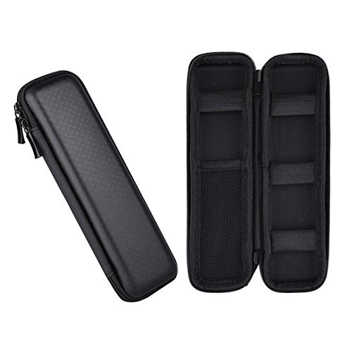 XLKJ Negro EVA Caja de la Pluma, Estuche Multifuncional para Pluma estilográfica, Bolígrafo,Lápiz Táctil