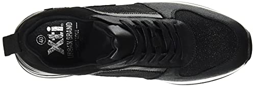 XTI 43242, Zapatillas Mujer, Negro, 38 EU