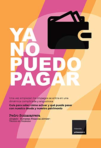 YA NO PUEDO PAGAR...: Una vez que empiezan los impagos se entra en una dinámica angustiosa: acoso, presiones, registros de morosidad, demandas… Saber cómo ... serenidad. (Colección yoteasesoro nº 2)