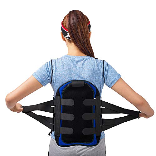 YCRCTC Lumbar Sacro del Apoyo Trasero del corsé espinal lumbosacra Ortesis de Correa de Soporte Brace (Size : L)