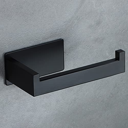 YIGII Portarrollos Baño Negro - Portarrollos de Papel Higiénico SUS 304 Acero Inoxidable para Baño, Adhesivo Porta Rollos WC Antióxido…