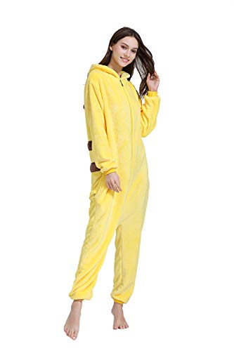 Yimidear Unisex Cálido Pijamas para Adultos Cosplay Animales de Vestuario Ropa de Dormir Halloween y Navidad