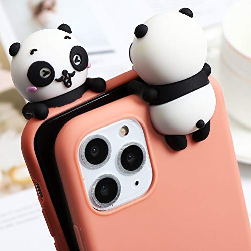 Yoedge Funda para Apple iPhone 7 Plus / 8 Plus, Silicona Cárcasa 3D Animal Muñecas Toy con Dibujos Antigolpes de Diseño Suave TPU Ultrafina Case Fundas Movil para iPhone7 Plus 5,5", Panda 3