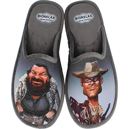 Zapatillas Biorelax - Bud Spencer y Terence Hill - Gris, 41