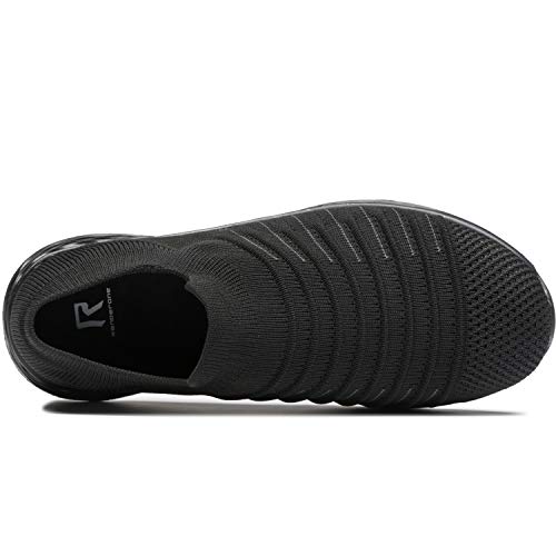 Zapatillas Casuales para Hombre Calzado Deportivo Bajas de Moda Sandalias de Verano Ligeras y Transpirables Talla 40-50 (Todo Negro, Numeric_41)