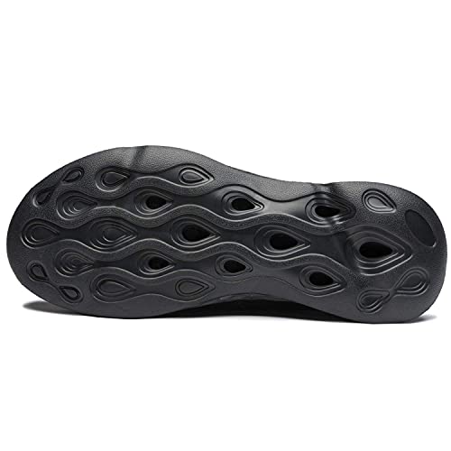 Zapatillas Casuales para Hombre Calzado Deportivo Bajas de Moda Sandalias de Verano Ligeras y Transpirables Talla 40-50 (Todo Negro, Numeric_41)