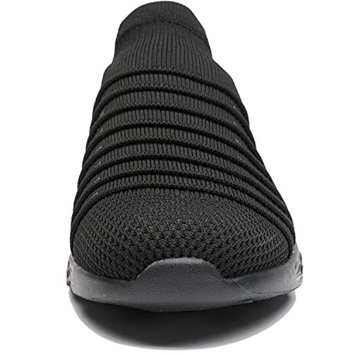 Zapatillas Casuales para Hombre Calzado Deportivo Bajas de Moda Sandalias de Verano Ligeras y Transpirables Todo Negro 40