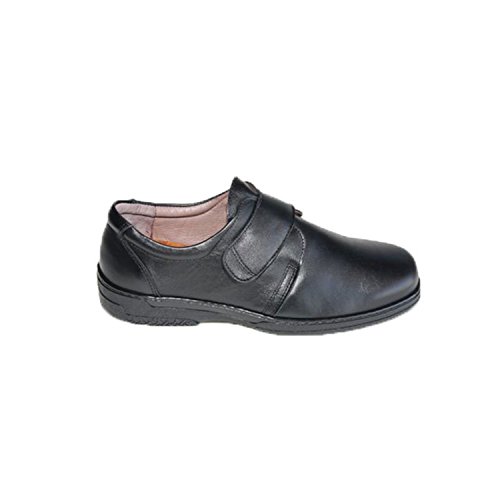 Zapato Velcro Hombre Especial para diabéticos Muy cómodo Primocx en Negro Talla 43