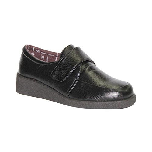 Zapato Velcro pies Muy Delicado Doctor Cutillas en Negro Talla 41