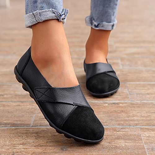 Zapatos de ocio para mujer, de moda, informales, transpirables, de aire libre, para correr, para correr, deportes, fitness, malla, zapatillas de senderismo, Negro , 39 EU