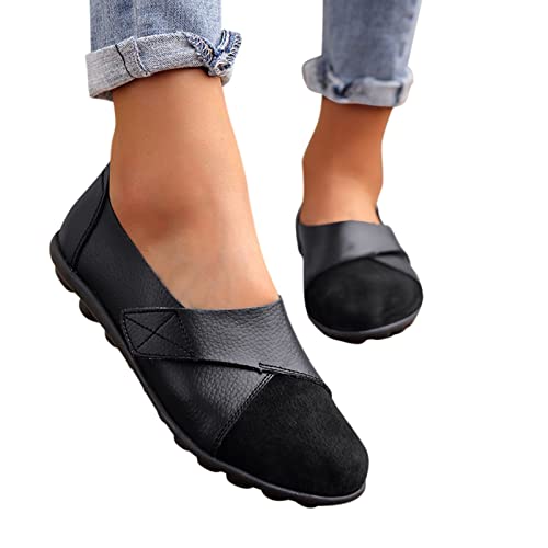 Zapatos de ocio para mujer, de moda, informales, transpirables, de aire libre, para correr, para correr, deportes, fitness, malla, zapatillas de senderismo, Negro , 39 EU